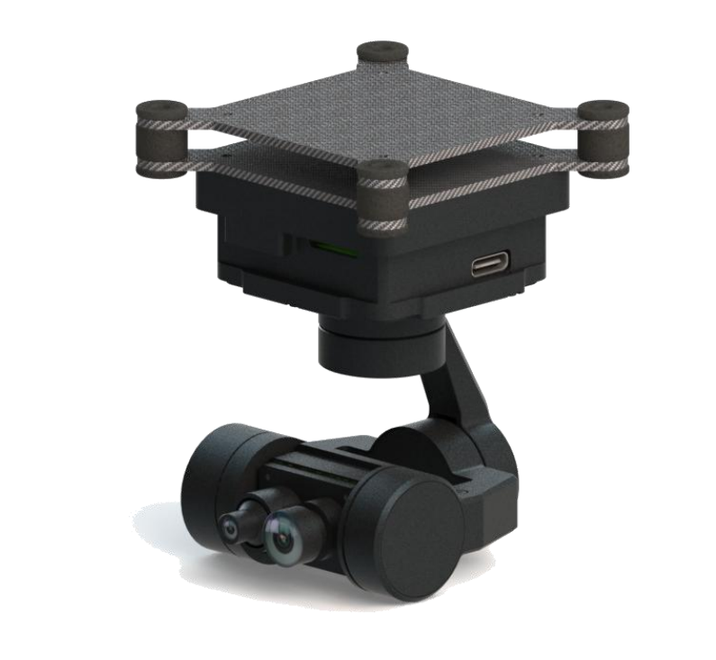 Dual-light-micro-gimbal